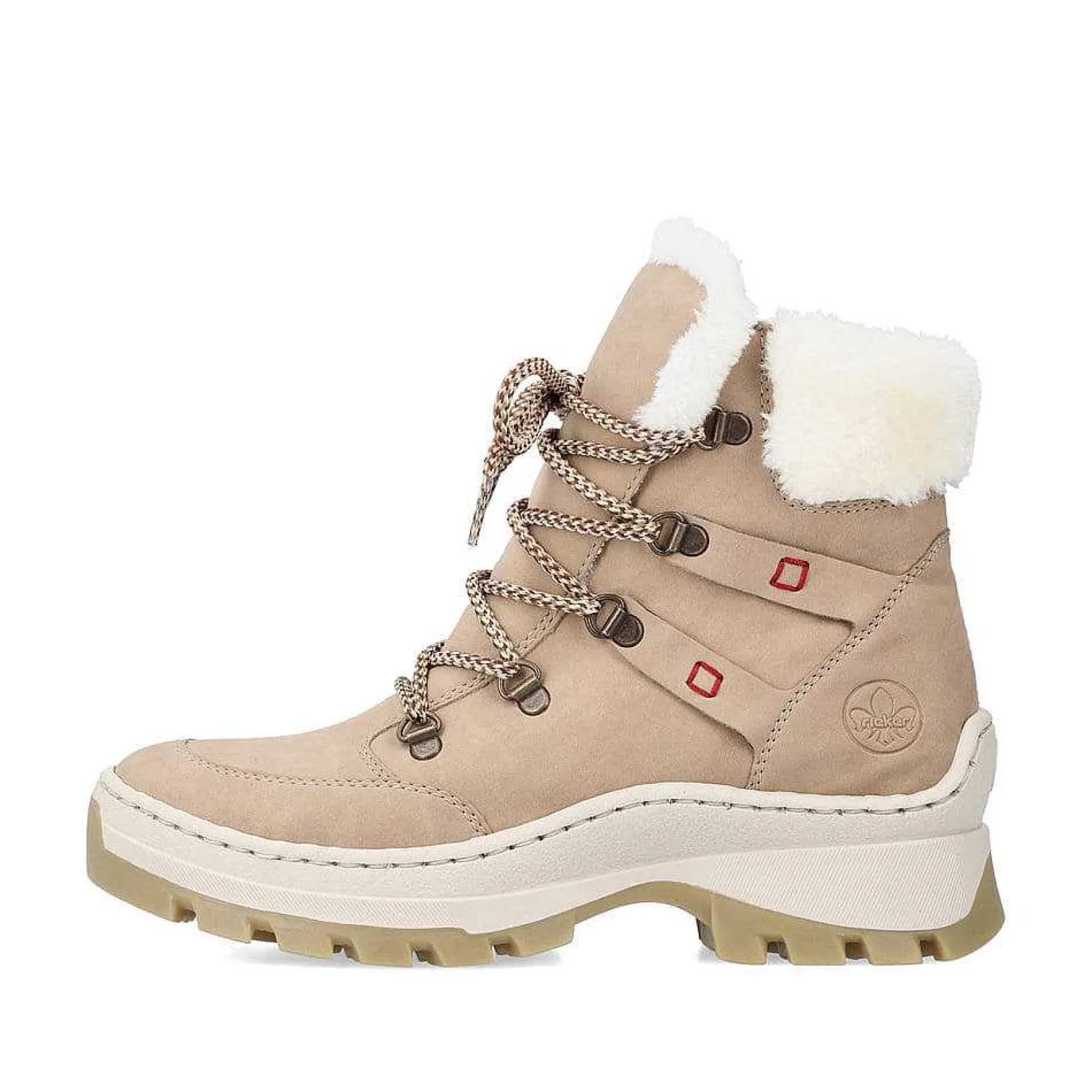 Discount Women'S Corded Boots Cream Beige Ladies Ankle Boots & Boots