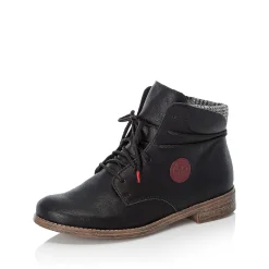 Online Women'S Corded Boots Deep Black Ladies Ankle Boots & Boots