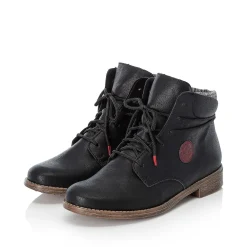 Online Women'S Corded Boots Deep Black Ladies Ankle Boots & Boots