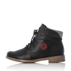 Online Women'S Corded Boots Deep Black Ladies Ankle Boots & Boots