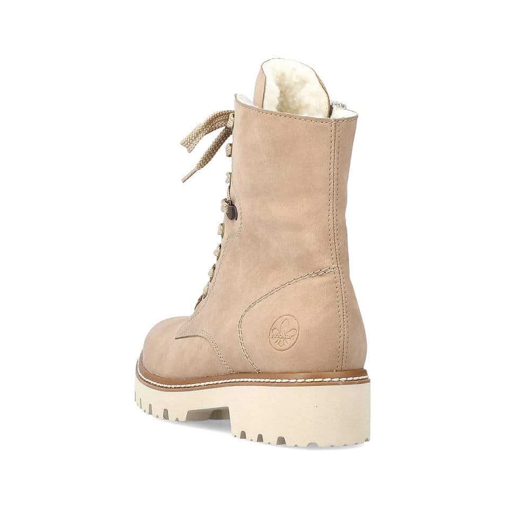 Best Women'S Corded Boots Cream Beige Ladies Ankle Boots & Boots
