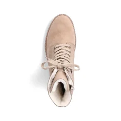 Best Women'S Corded Boots Cream Beige Ladies Ankle Boots & Boots
