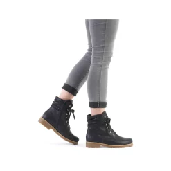 Clearance Women'S Corded Boots Night Black Ladies Ankle Boots & Boots