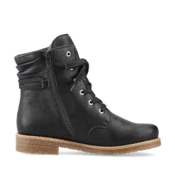 Clearance Women'S Corded Boots Night Black Ladies Ankle Boots & Boots