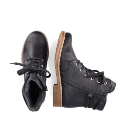 Clearance Women'S Corded Boots Night Black Ladies Ankle Boots & Boots