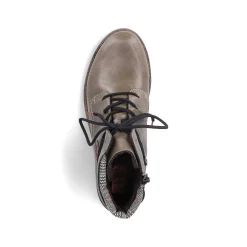Women'S Corded Boots Gray Green Ladies Ankle Boots & Boots