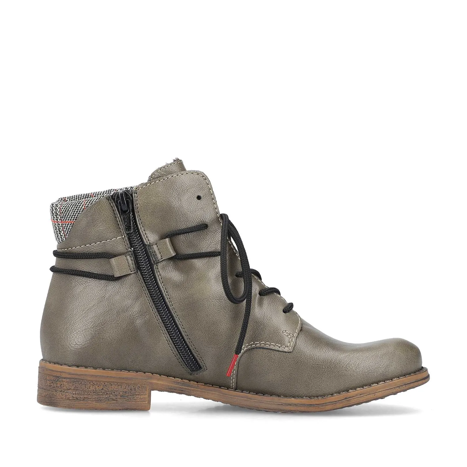 Women'S Corded Boots Gray Green Ladies Ankle Boots & Boots