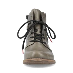 Women'S Corded Boots Gray Green Ladies Ankle Boots & Boots