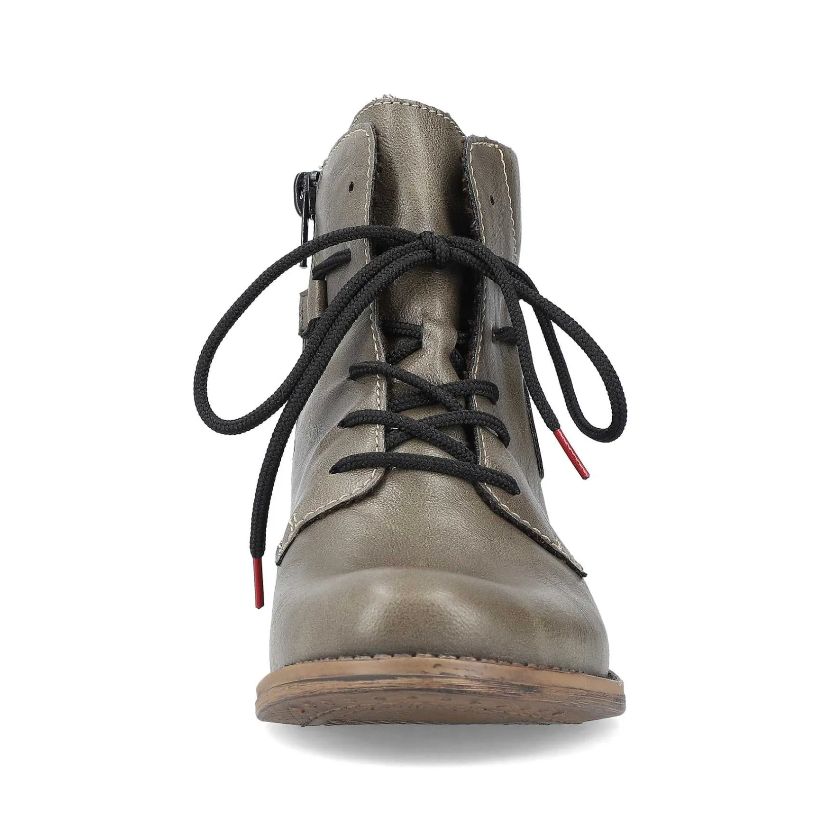 Women'S Corded Boots Gray Green Ladies Ankle Boots & Boots