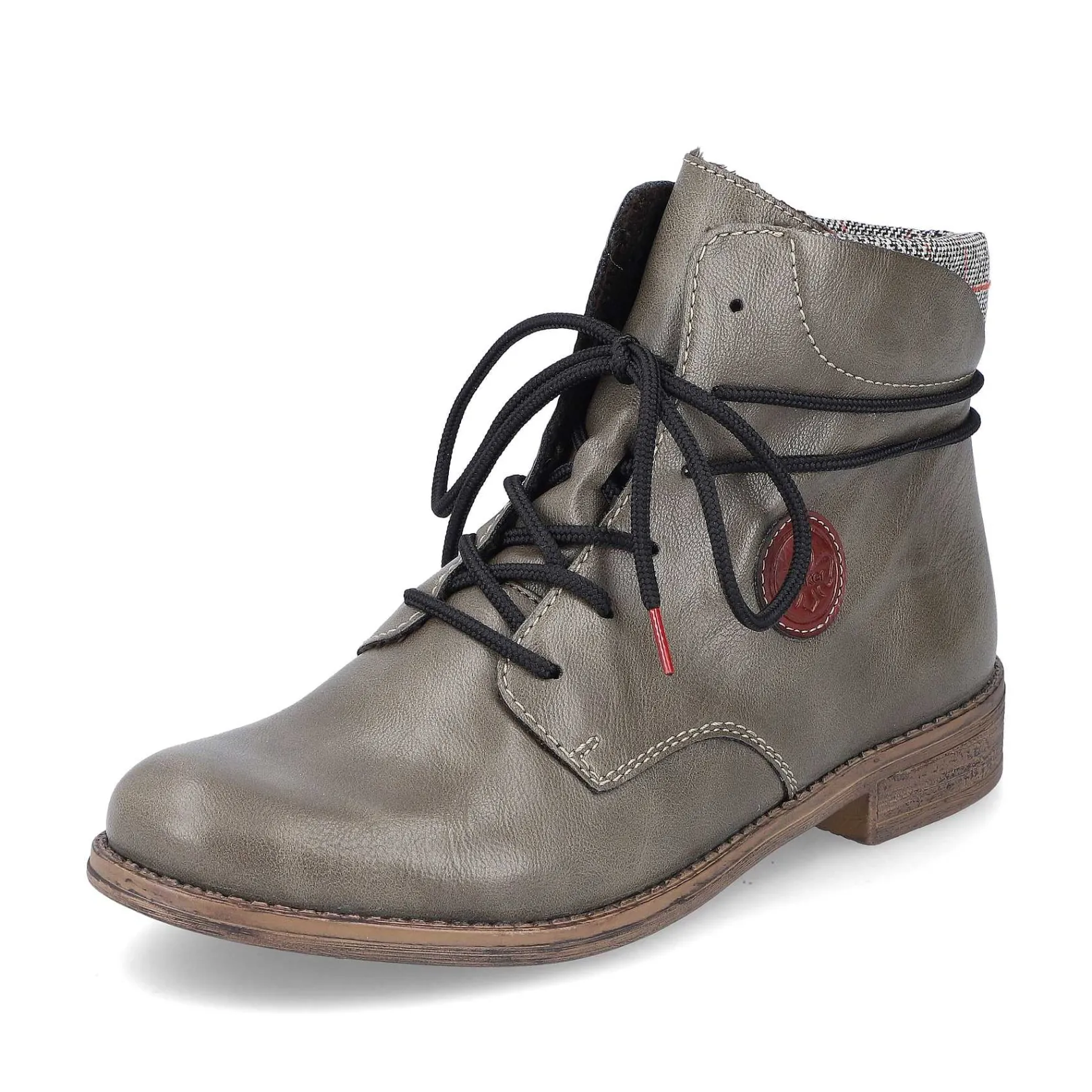Women'S Corded Boots Gray Green Ladies Ankle Boots & Boots