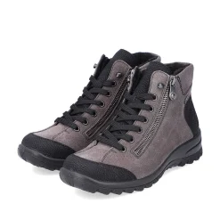 Hot Women'S Corded Boots Steel Gray Ladies Ankle Boots & Boots