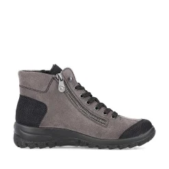 Hot Women'S Corded Boots Steel Gray Ladies Ankle Boots & Boots