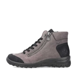 Hot Women'S Corded Boots Steel Gray Ladies Ankle Boots & Boots
