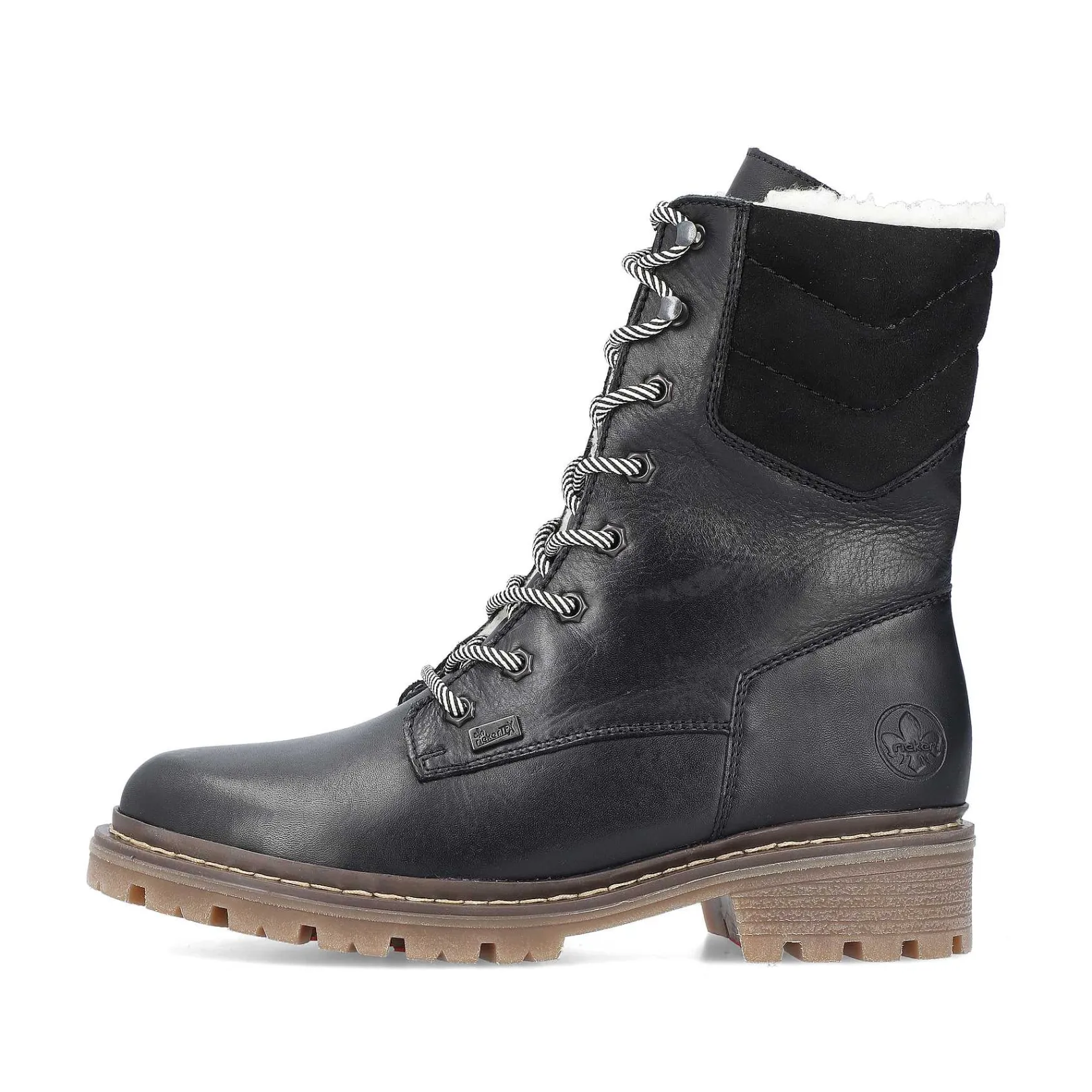 Sale Women'S Corded Boots Deep Black Ladies Ankle Boots & Boots