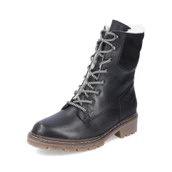 Sale Women'S Corded Boots Deep Black Ladies Ankle Boots & Boots