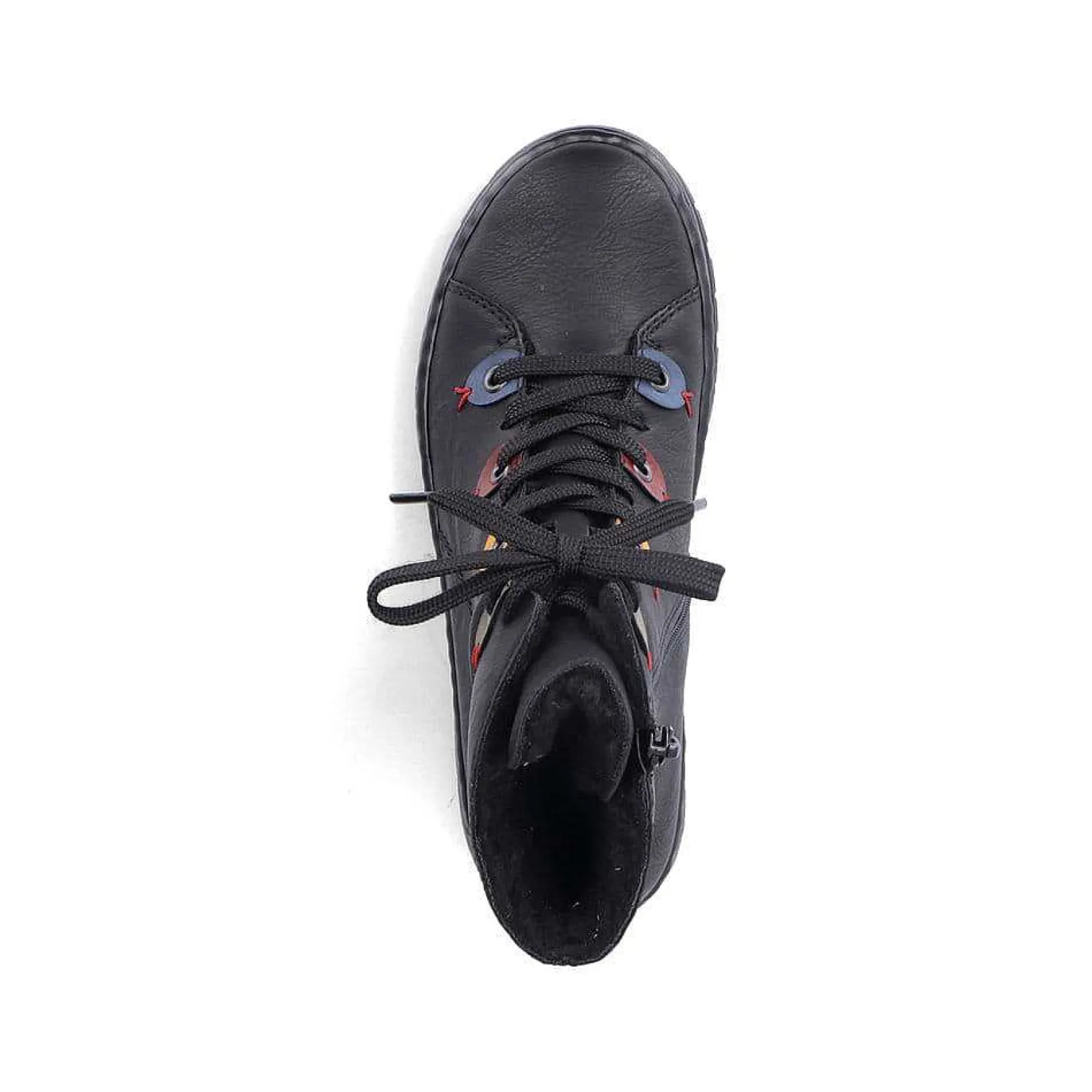 Women'S Corded Boots Deep Black Ladies Ankle Boots & Boots