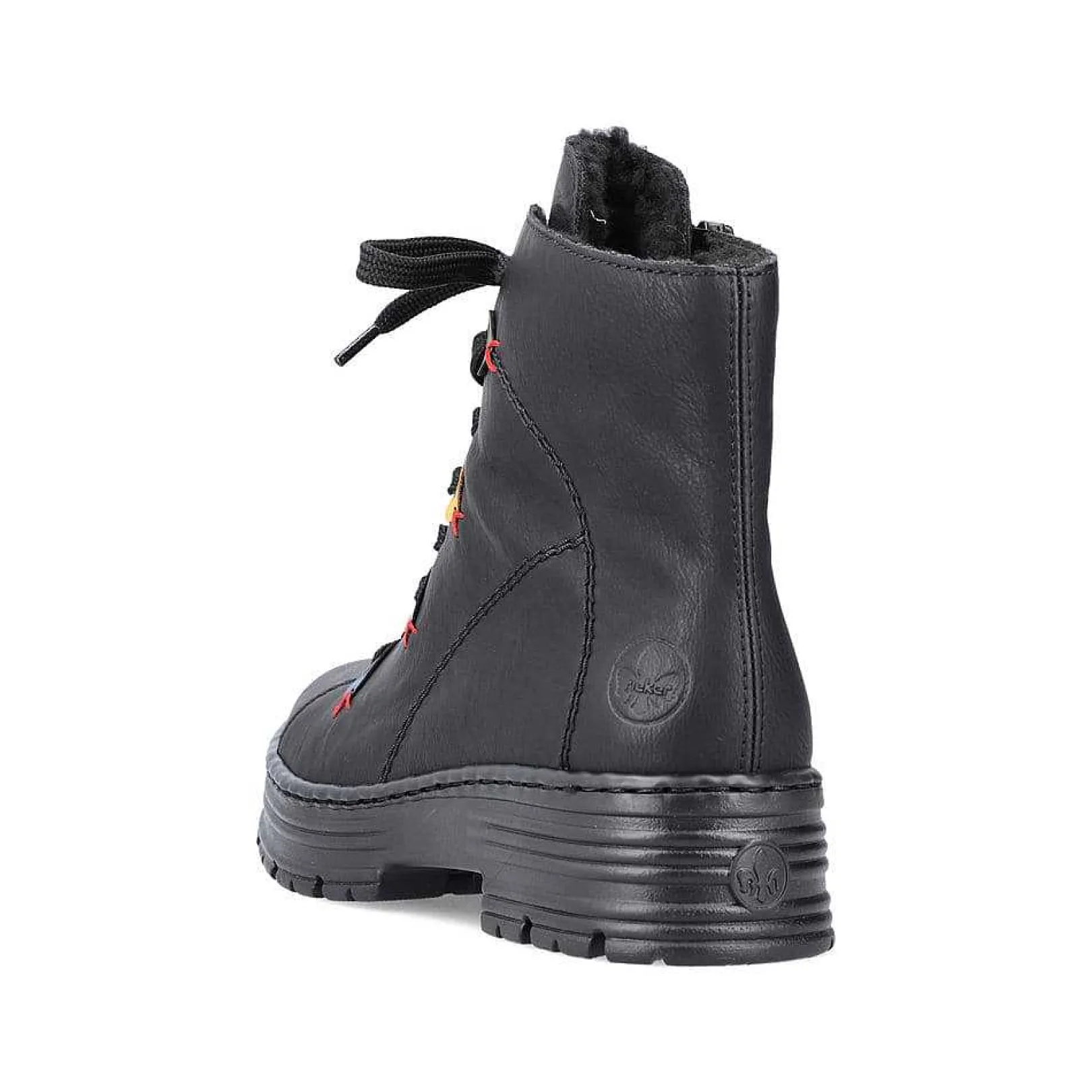 Women'S Corded Boots Deep Black Ladies Ankle Boots & Boots