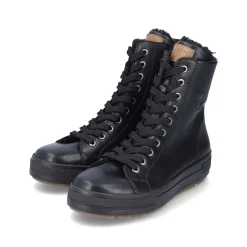 Best Women'S Corded Boots Deep Black Ladies Ankle Boots & Boots