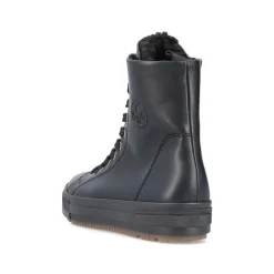 Best Women'S Corded Boots Deep Black Ladies Ankle Boots & Boots