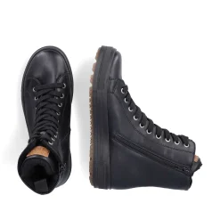 Best Women'S Corded Boots Deep Black Ladies Ankle Boots & Boots