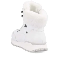 Women'S Corded Boots Crystal White Ladies Ankle Boots & Boots
