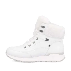 Women'S Corded Boots Crystal White Ladies Ankle Boots & Boots