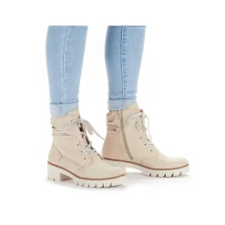 Discount Women'S Corded Boots Light Beige Ladies Ankle Boots & Boots
