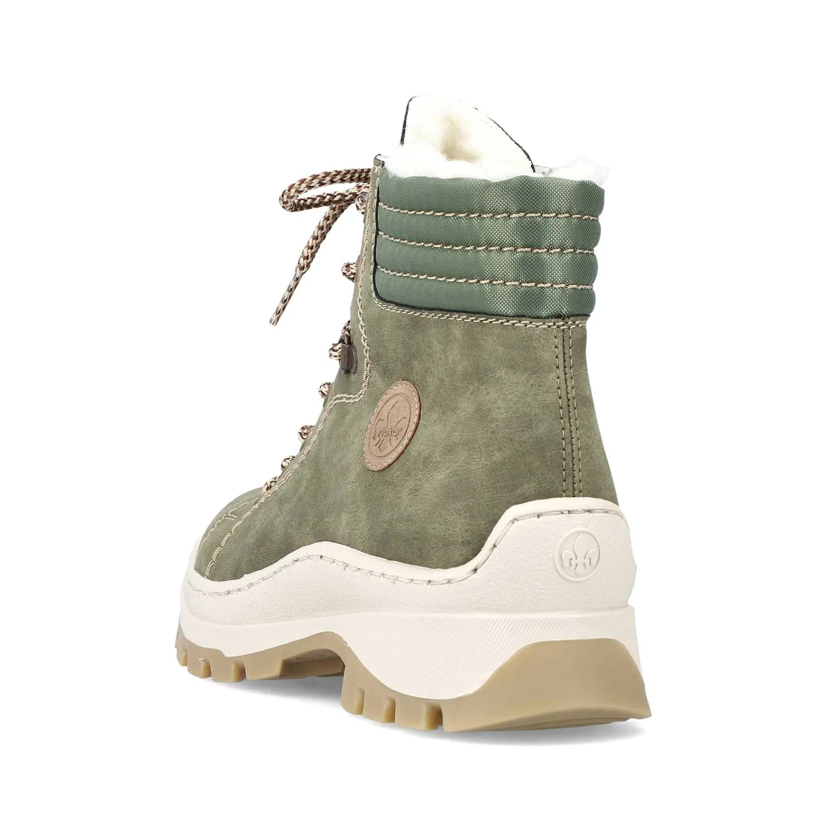 Outlet Women'S Corded Boots Leaf Green Ladies Ankle Boots & Boots