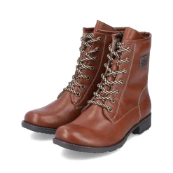 New Women'S Corded Boots Fox Brown Ladies Ankle Boots & Boots