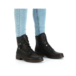 Online Women'S Corded Boots Night Black Ladies Ankle Boots & Boots