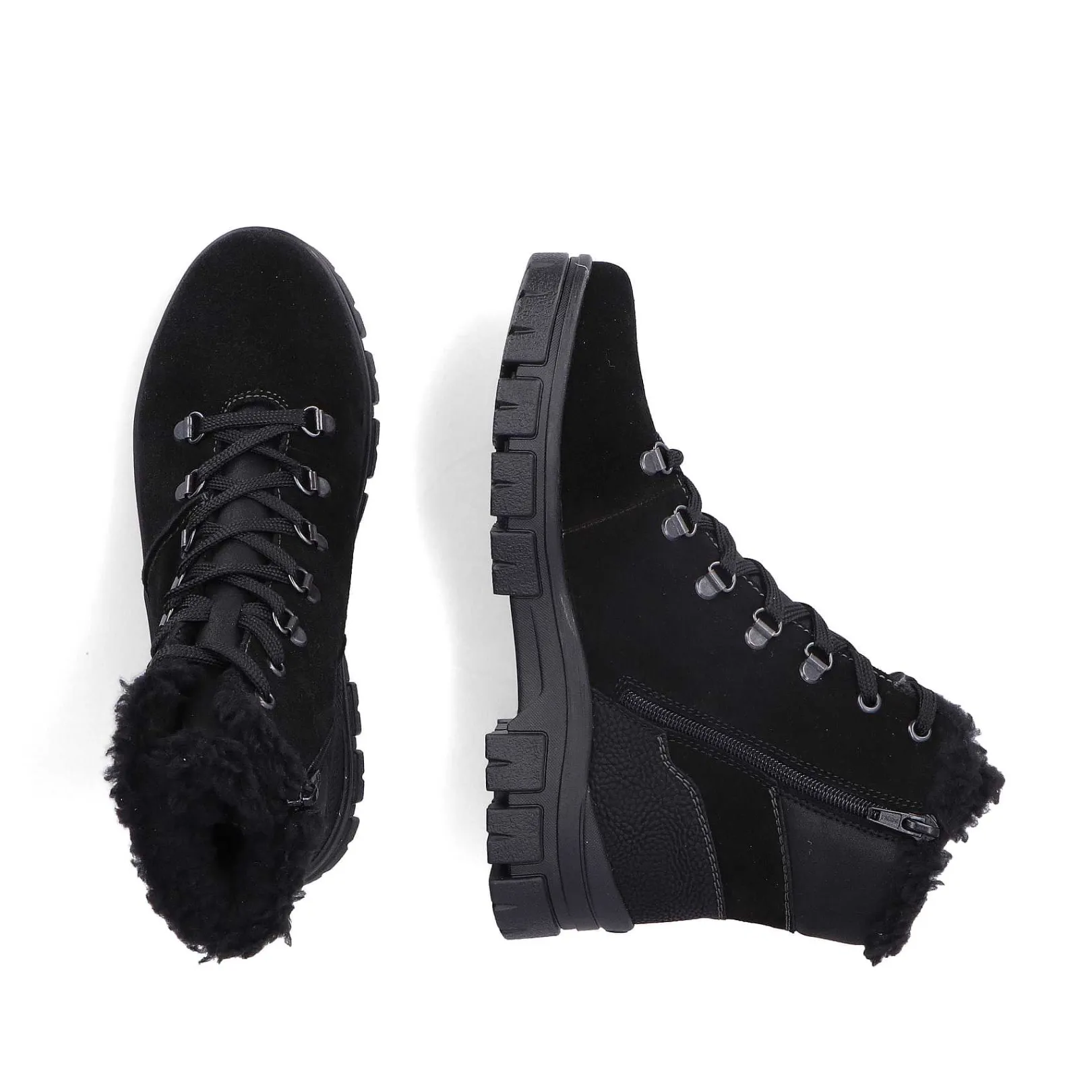 Outlet Women'S Corded Boots Night Black Ladies Ankle Boots & Boots
