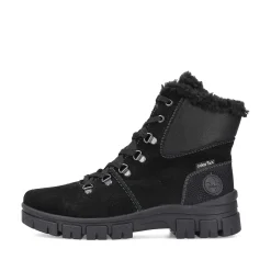 Outlet Women'S Corded Boots Night Black Ladies Ankle Boots & Boots