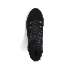 Outlet Women'S Corded Boots Night Black Ladies Ankle Boots & Boots