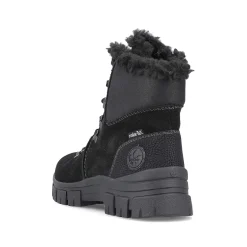 Outlet Women'S Corded Boots Night Black Ladies Ankle Boots & Boots