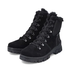 Outlet Women'S Corded Boots Night Black Ladies Ankle Boots & Boots