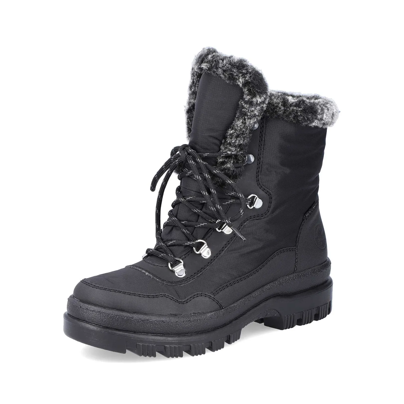 Clearance Women'S Corded Boots Deep Black Ladies Ankle Boots & Boots