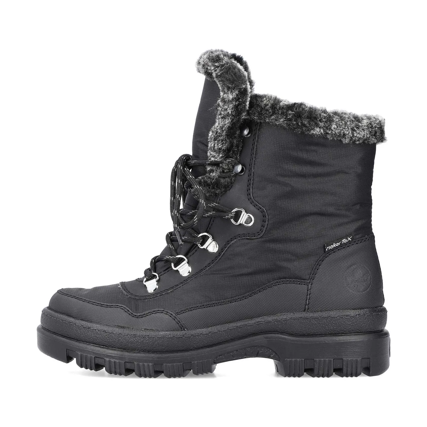Clearance Women'S Corded Boots Deep Black Ladies Ankle Boots & Boots