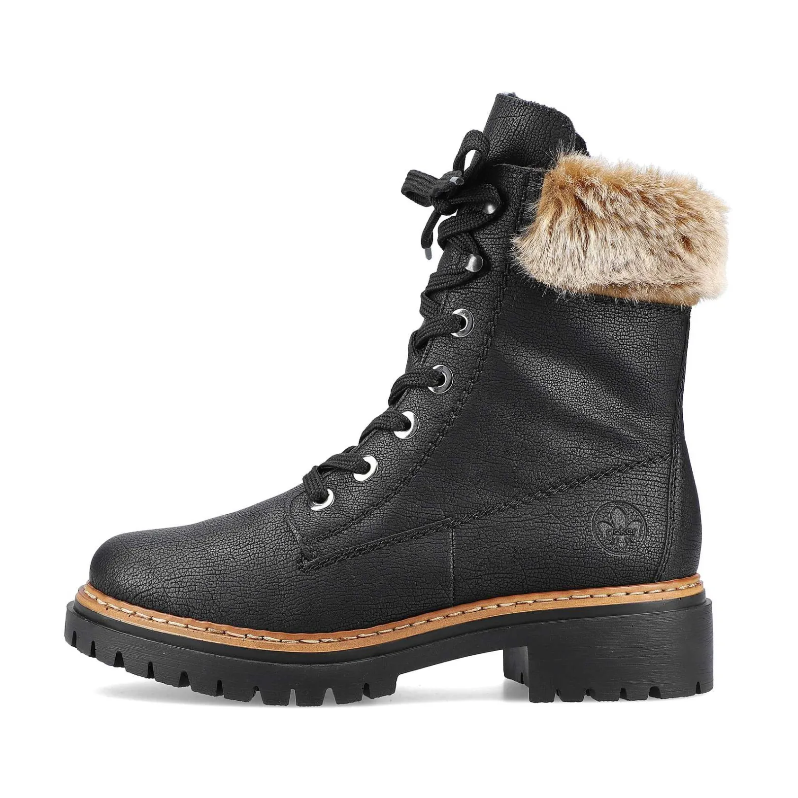 Clearance Women'S Corded Boots Deep Black Ladies Ankle Boots & Boots
