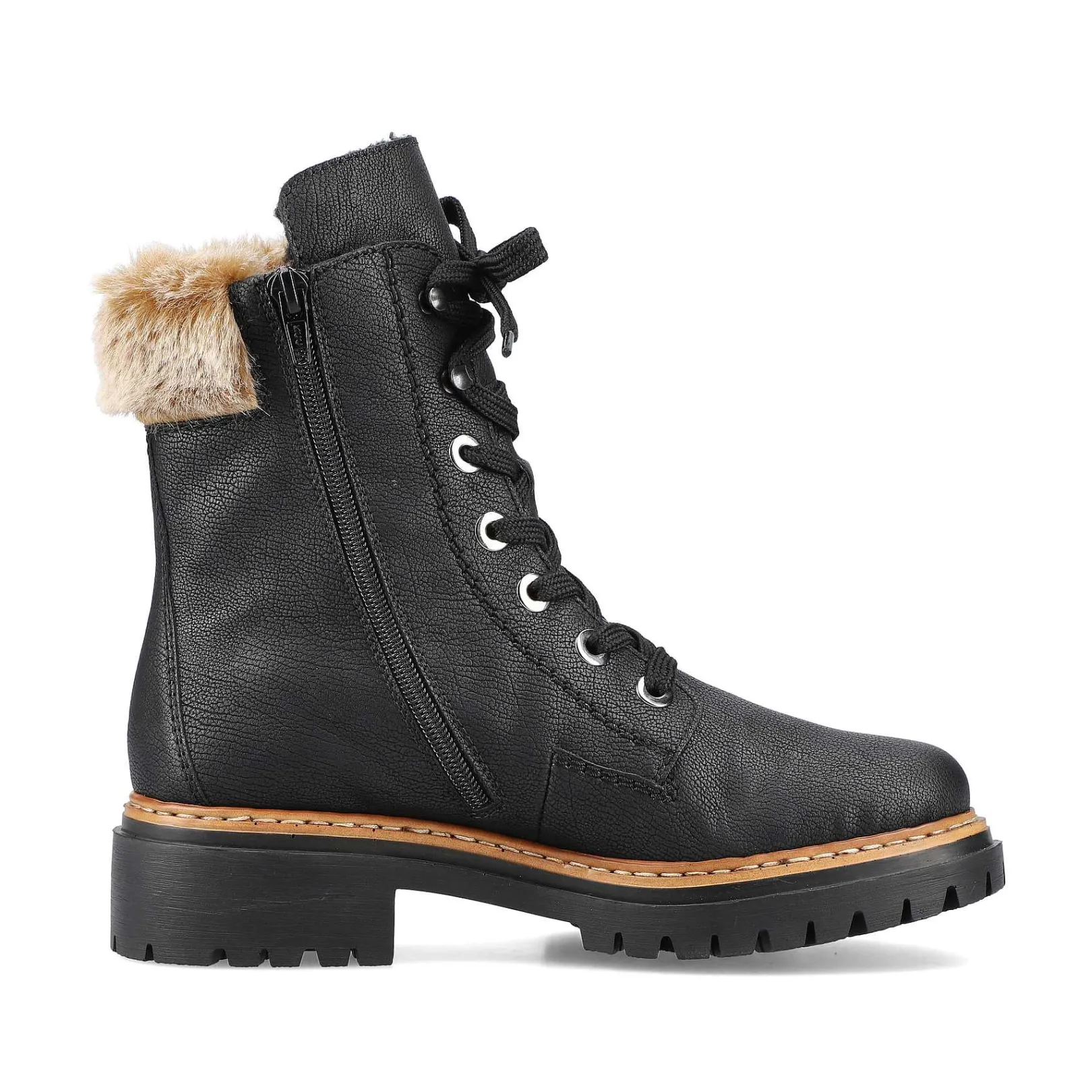 Clearance Women'S Corded Boots Deep Black Ladies Ankle Boots & Boots