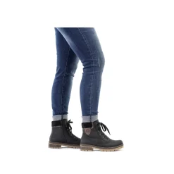 Best Women'S Corded Boots Graphite Black Ladies Ankle Boots & Boots