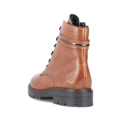 Hot Women'S Corded Boots Copper Brown Ladies Ankle Boots & Boots