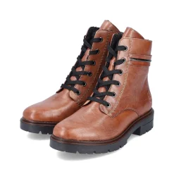 Hot Women'S Corded Boots Copper Brown Ladies Ankle Boots & Boots