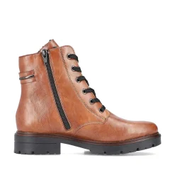 Hot Women'S Corded Boots Copper Brown Ladies Ankle Boots & Boots