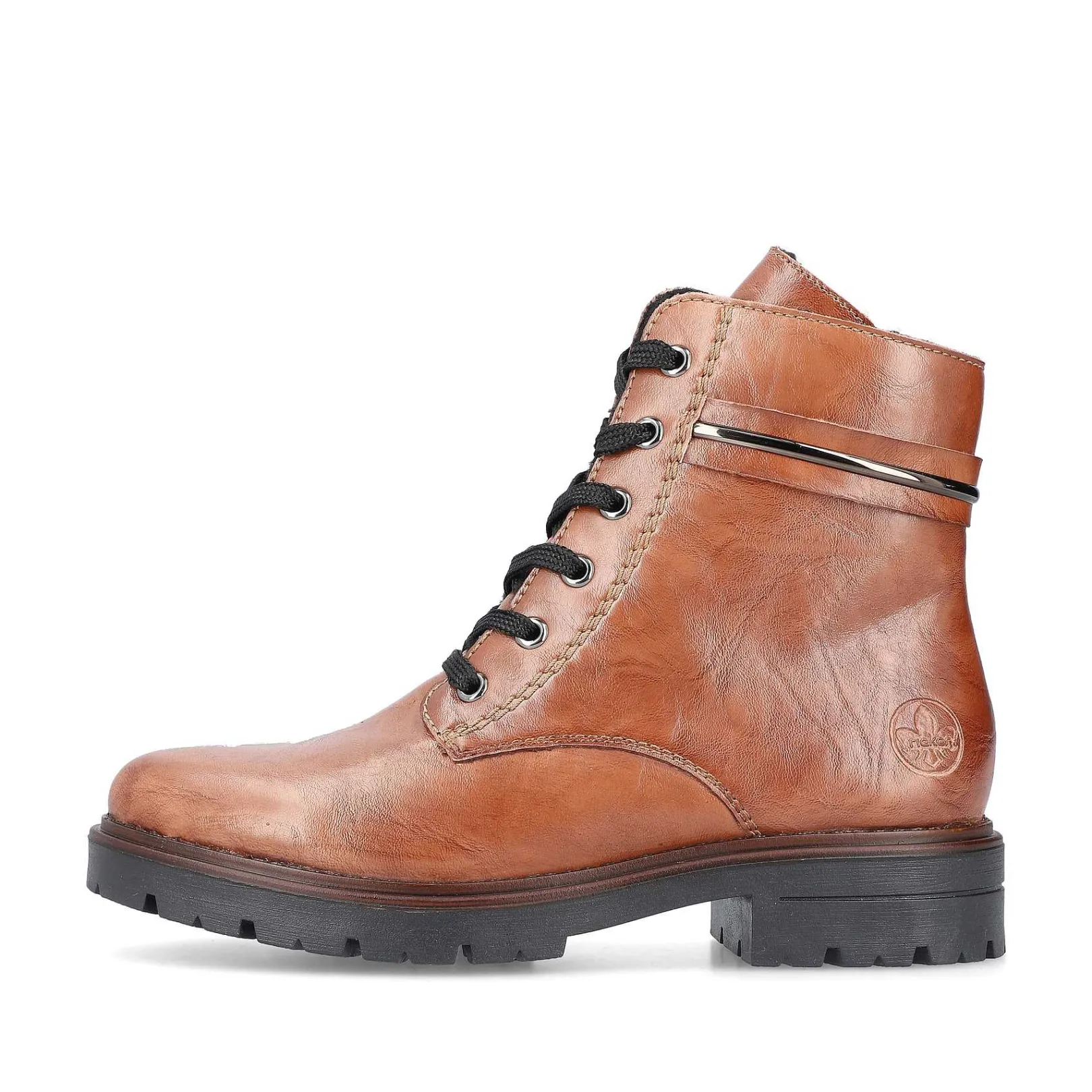 Hot Women'S Corded Boots Copper Brown Ladies Ankle Boots & Boots