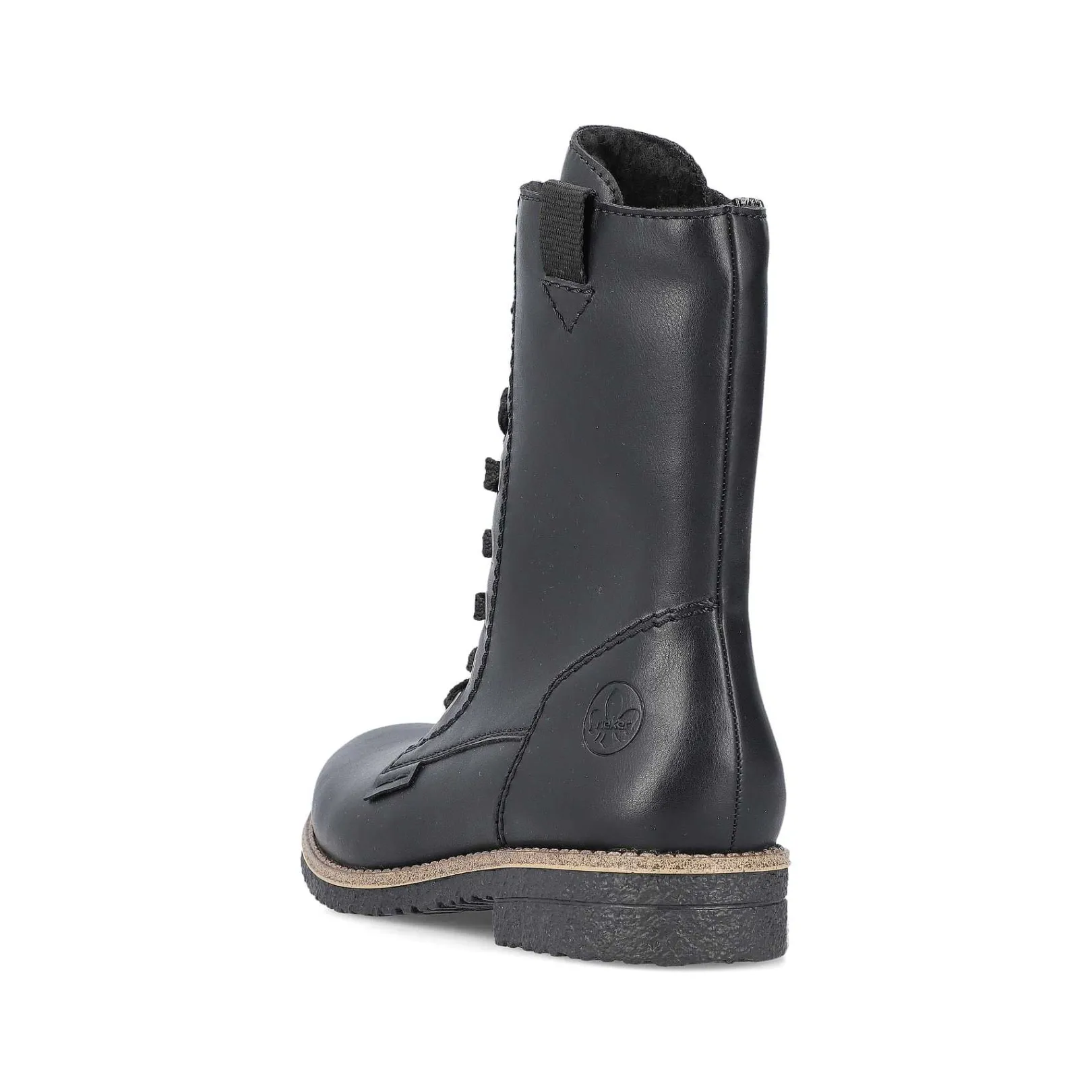 Hot Women'S Corded Boots Deep Black Ladies Ankle Boots & Boots