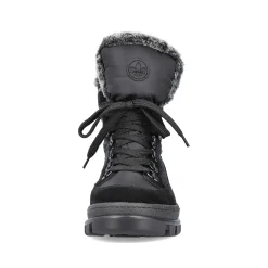 Hot Women'S Corded Boots Night Black Ladies Ankle Boots & Boots