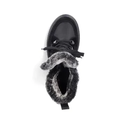 Hot Women'S Corded Boots Night Black Ladies Ankle Boots & Boots