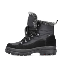 Hot Women'S Corded Boots Night Black Ladies Ankle Boots & Boots