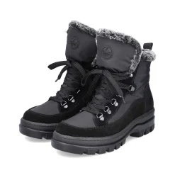 Hot Women'S Corded Boots Night Black Ladies Ankle Boots & Boots