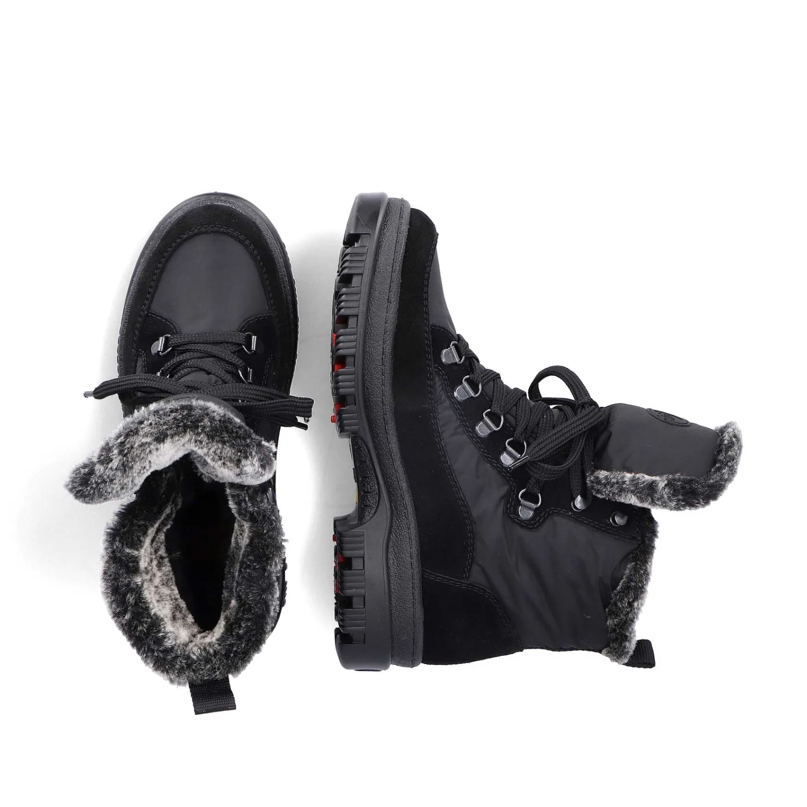 Hot Women'S Corded Boots Night Black Ladies Ankle Boots & Boots